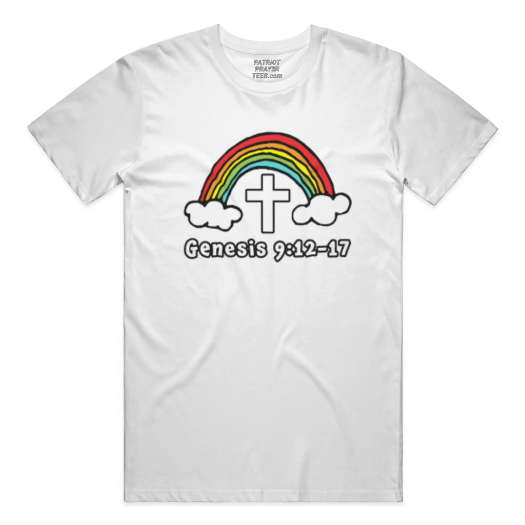 Rainbow In the Clouds T-shirt (Made in the USA)