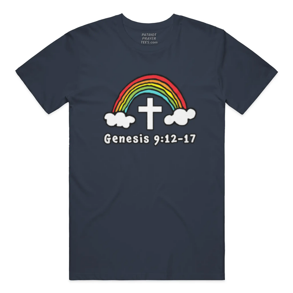 Rainbow In the Clouds T-shirt (Made in the USA)