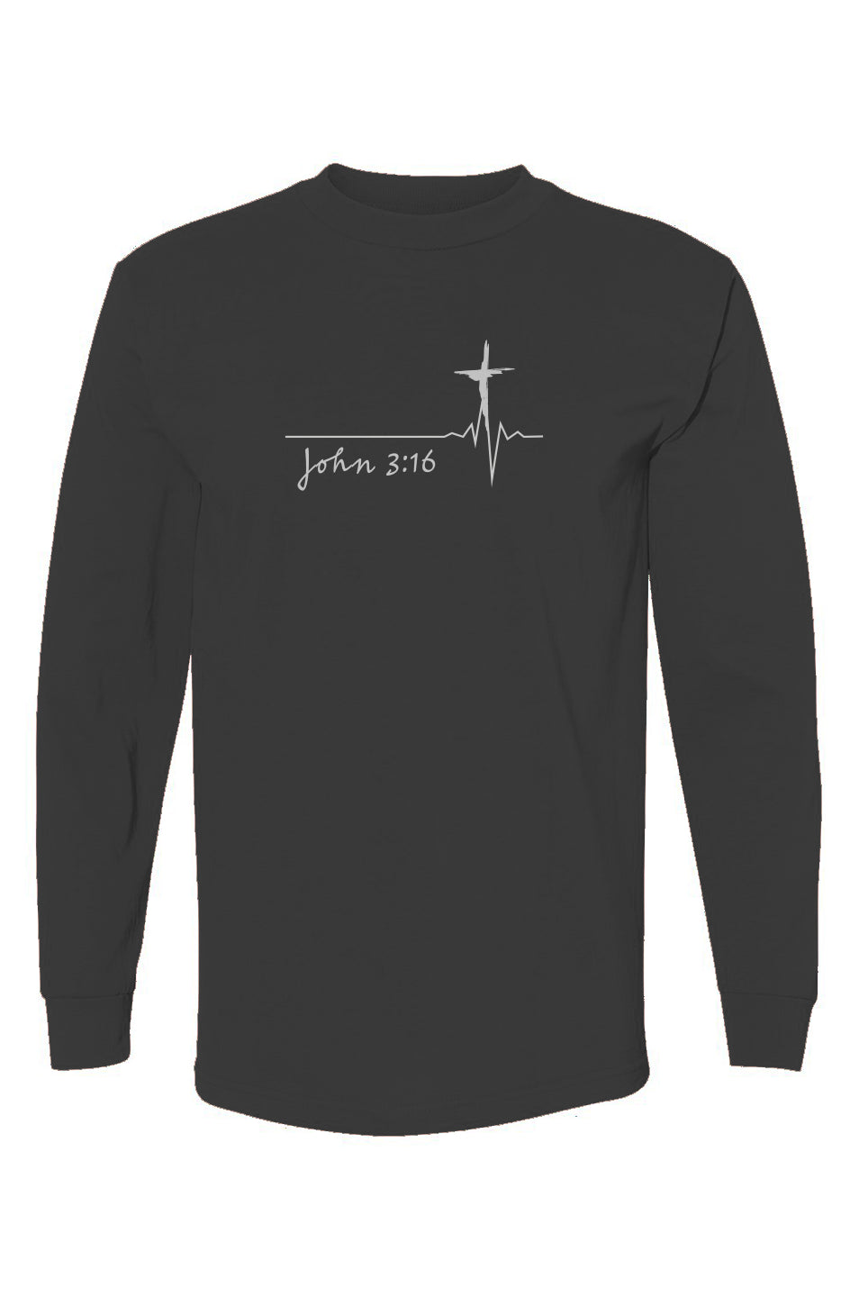John 3:16 T-Shirt Long Sleeve (Made in the USA)