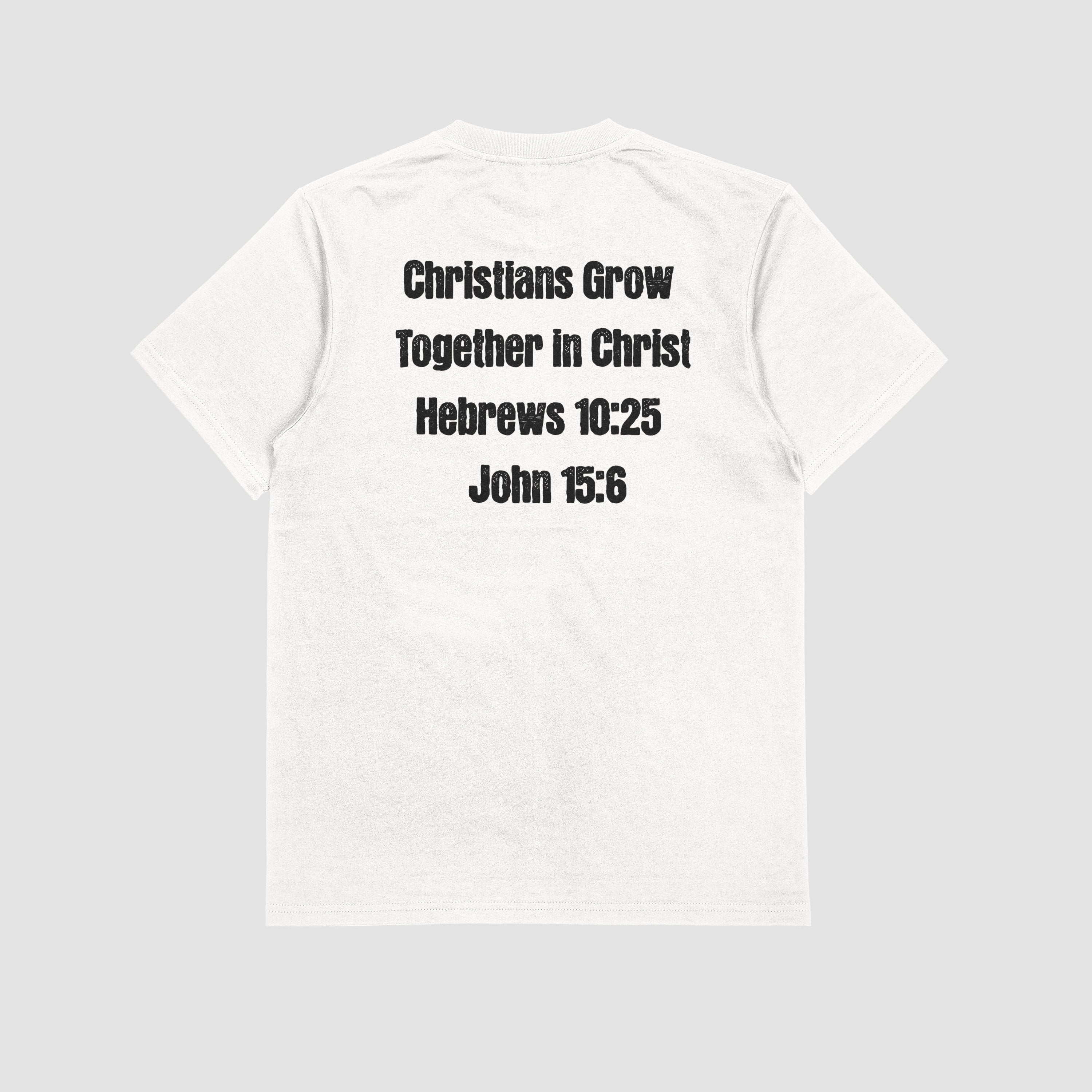 Unity in Christ Front/Back + Oversized Print T-shirt (Made in the USA)