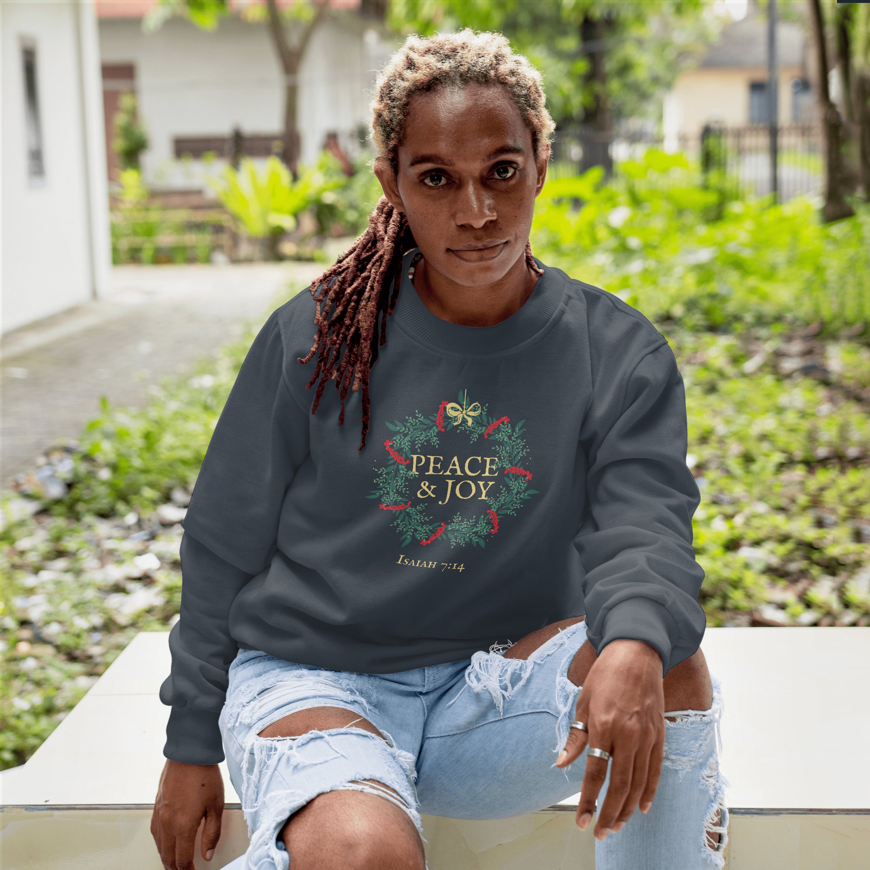 Peace and Joy Sweatshirt (Made in the USA)
